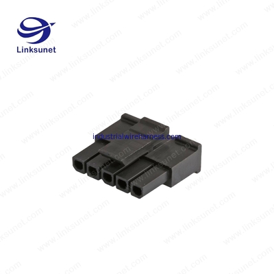 Male Female Wire Connectors MOLEX Micro Fit 3.0 Plug Housing with Panel Mount Ears