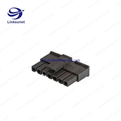 Male Female Wire Connectors MOLEX Micro Fit 3.0 Plug Housing with Panel Mount Ears