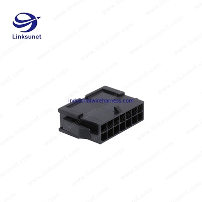 Black 43020 - 0200 Microfit MOLEX Crimp Housing 2 - 24 Circuits UL 94V - 0